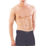 Desire Closet Antrasit Mi Emay 2108 Seamless Uzun Erkek Boxer