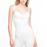 Desire Closet Beyaz Mi Emay 2013 Göğsü Açık Paçalı Boy Korse
