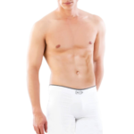 Desire Closet Beyaz Mi Emay 2108 Seamless Uzun Erkek Boxer