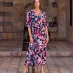 Desire Closet Çiçek Desenli Viskon Elbise