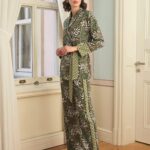 Desire Closet Çiçek Yaprak Ve Etnik Desenli Pijama Takımı