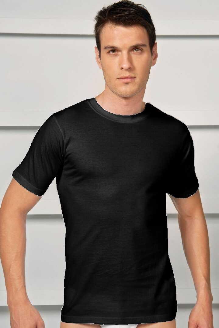 Erkek-Pamuklu-Kisa-Kol-Dar-Yaka-Klasik-F-cff8 Desire Closet Erkek Pamuklu Kısa Kol Dar Yaka Klasik Fanila T-Shirt - Görsel 1
