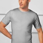 Desire Closet Erkek Pamuklu Kısa Kol Geniş Yaka Klasik Fanila T-Shirt