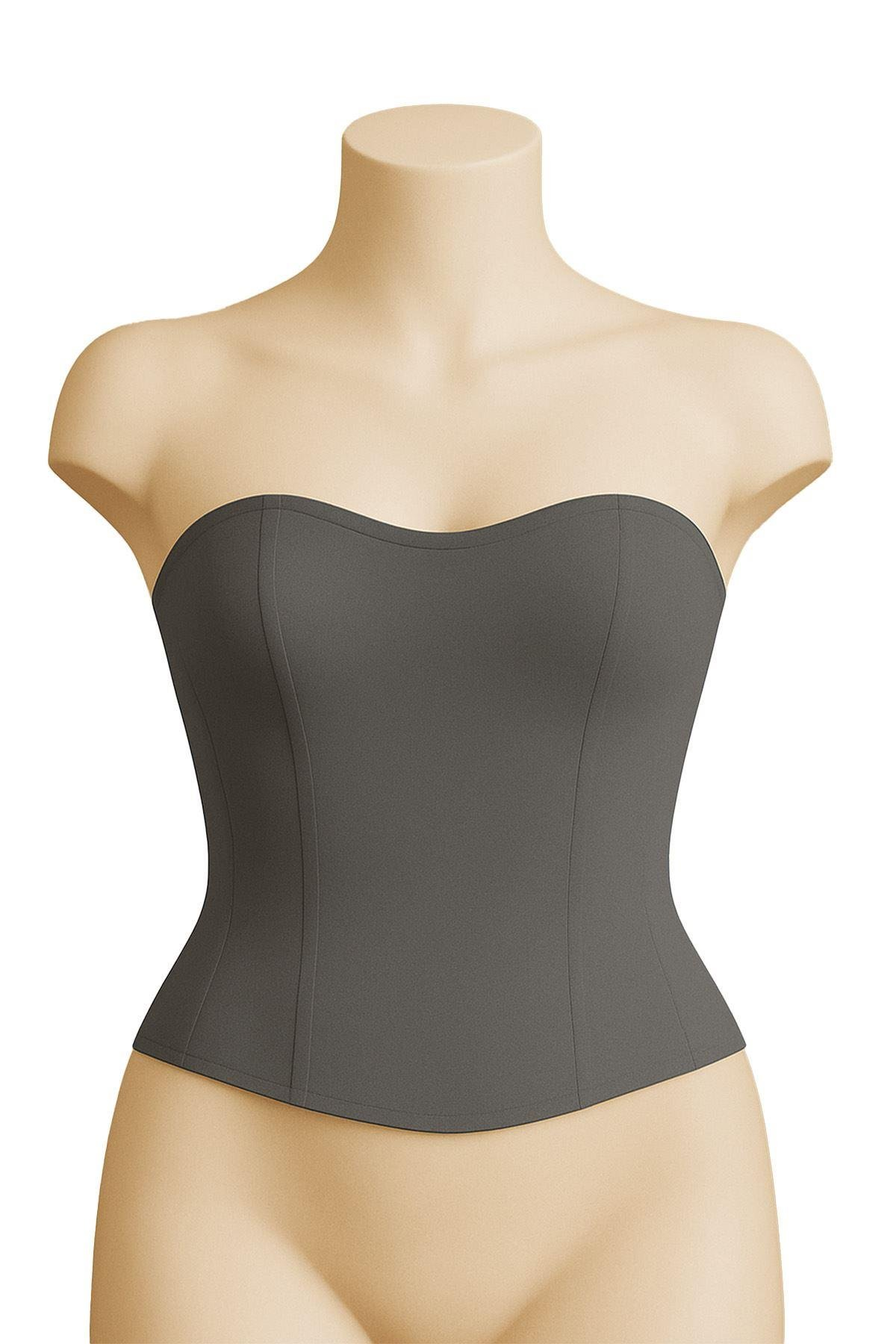 GRI-MI-Emay-9155-Terletici-Bustiyer-72b5 Desire Closet Gri Mi Emay 9155 Terletici Korse Büstiyer - Görsel 1