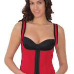 Desire Closet Kırmızı Mi 9173 Terletici Agraflı Göğsü Açık Atlet Korse