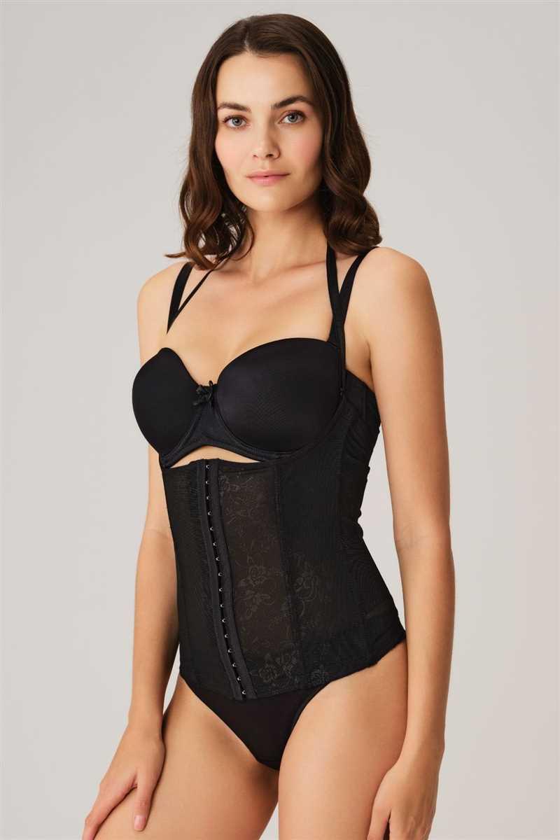 Kadin-Toparlayici-Bel-Inceltici-Dikisli-92c8 Desire Closet Toparlayıcı Bel İnceltici Dikişli Büyük Beden Kancalı Çıkabilen Askılı Sıkı Bel Korse - Görsel 1