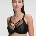 Desire Closet Tüllü Balenli Desteksiz Dolgusuz Yaka Detaylı Toparlayıcı Küçültücü Sütyen