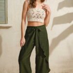 Desire Closet Kalın Askılı Oyuk U Yaka Cotton Düz Yazlık Uzun Dantel Detaylı Pijama Takımı