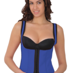 Desire Closet Mavi Mi 9173 Terletici Agraflı Göğsü Açık Atlet Korse