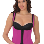 Desire Closet Pembe Mi 9173 Terletici Agraflı Göğsü Açık Atlet Korse