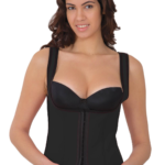 Desire Closet Siyah Mi 9173 Terletici Agraflı Göğsü Açık Atlet Korse