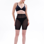 Desire Closet Siyah Mi Emay 2705 Lazer Tül Toparlayıcı Paçalı Boxer Hayalet Korse
