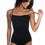 Desire Closet Siyah Mi Emay 1923 Soft İp Askılı Çıtçıtlı Body