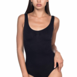 Desire Closet Siyah Mi Emay 1924 Soft Kalın Askıllı Çıtçıtlı Body