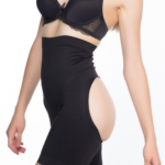 Desire Closet Siyah Mi Emay 2063 Popo Açık Paçalı Korse