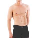Desire Closet Siyah Mi Emay 2108 Seamless Uzun Erkek Boxer