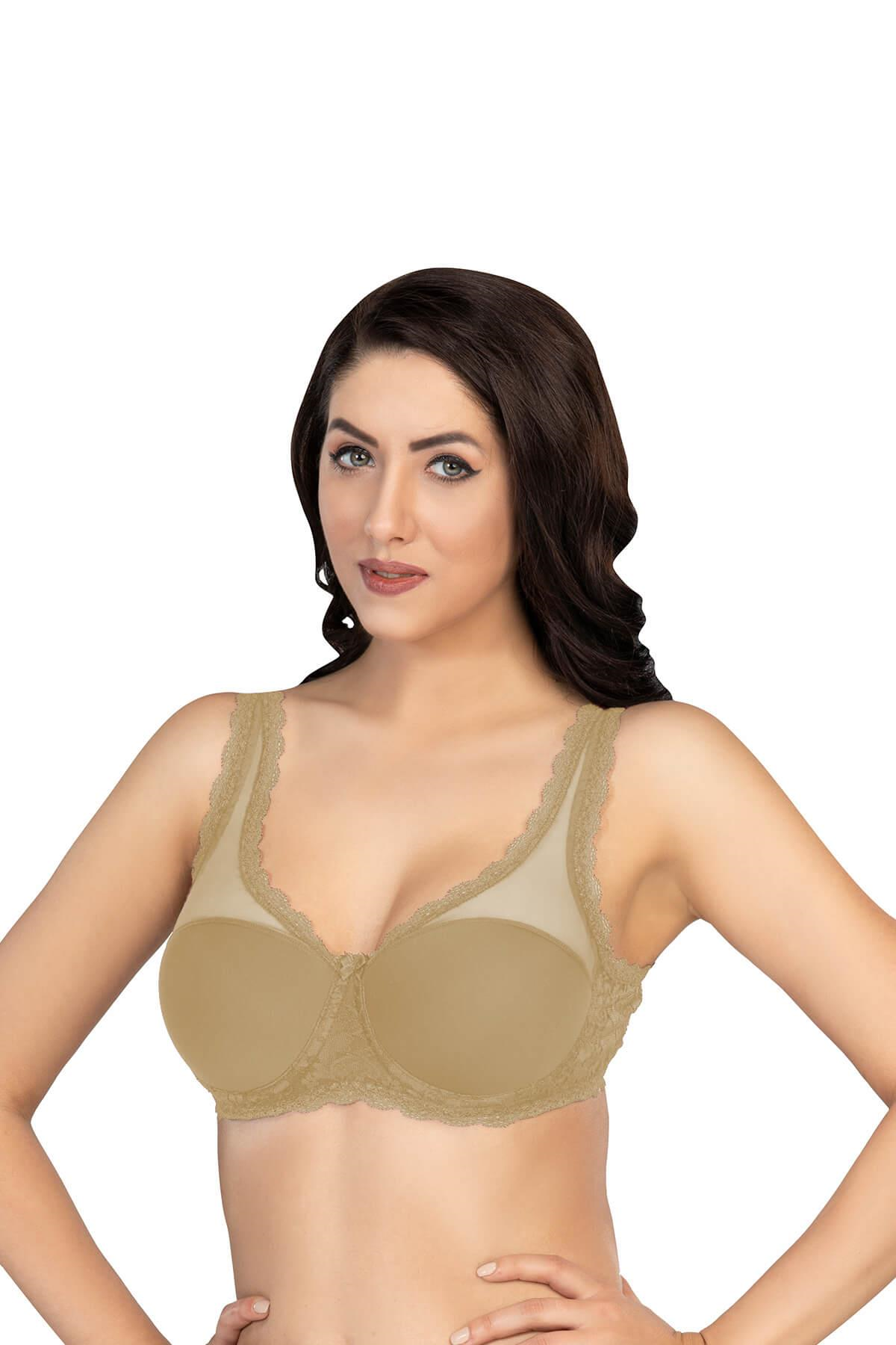 TEN-MI-Emay-172-D-PEDLI-DANTELLI-BALENLI-7465 Desire Closet Ten Mi Emay 172 D Pedli Dantelli Balenli Minimazer Toparlayıcı Sütyen - Görsel 1