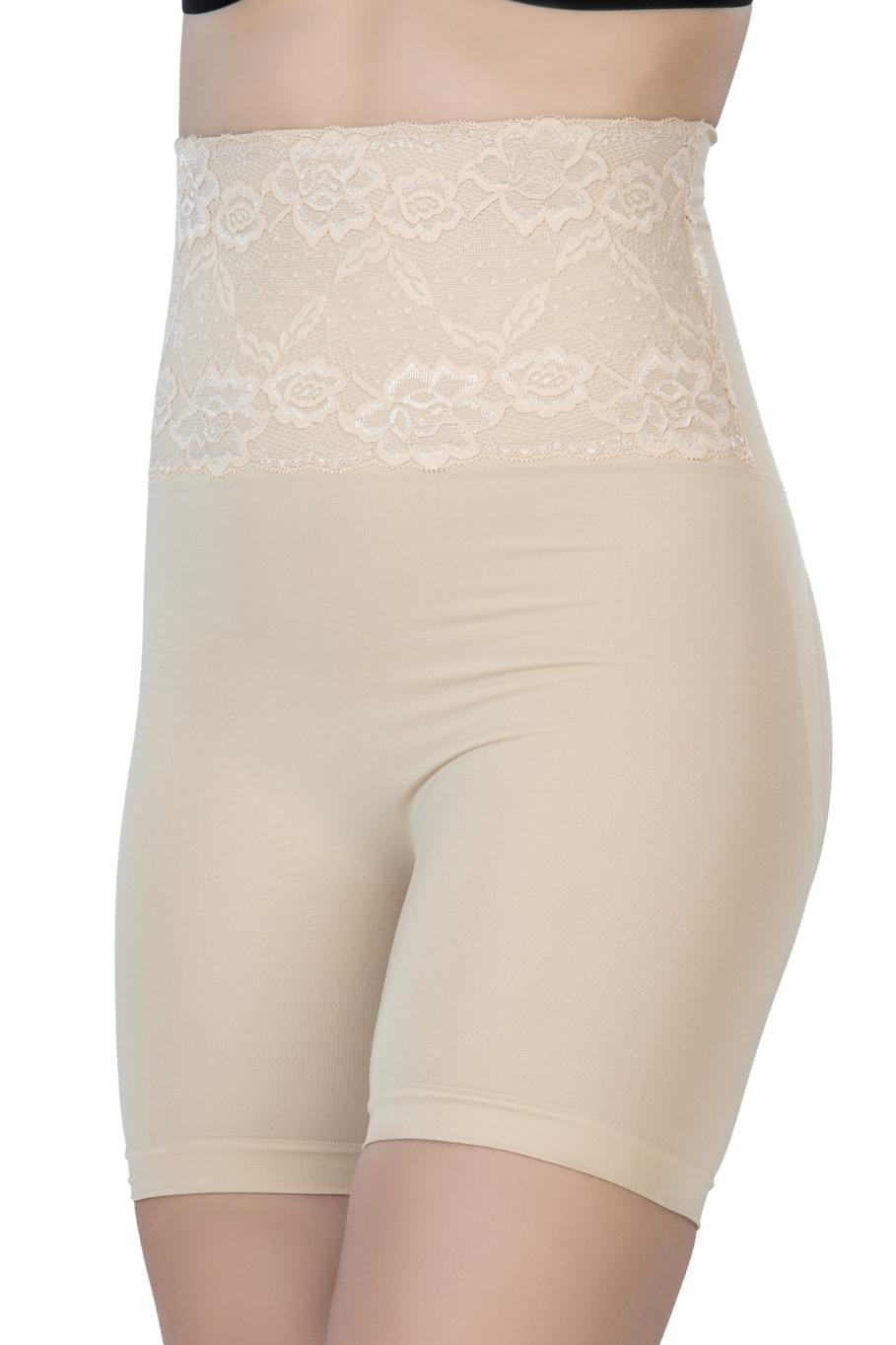 TEN-MI-Emay-2091-Onu-Dantelli-Yuksek-Bel-cd13 Desire Closet Ten Mi Emay 2091 Önü Dantelli Yüksek Bel Boxer Korse - Görsel 1