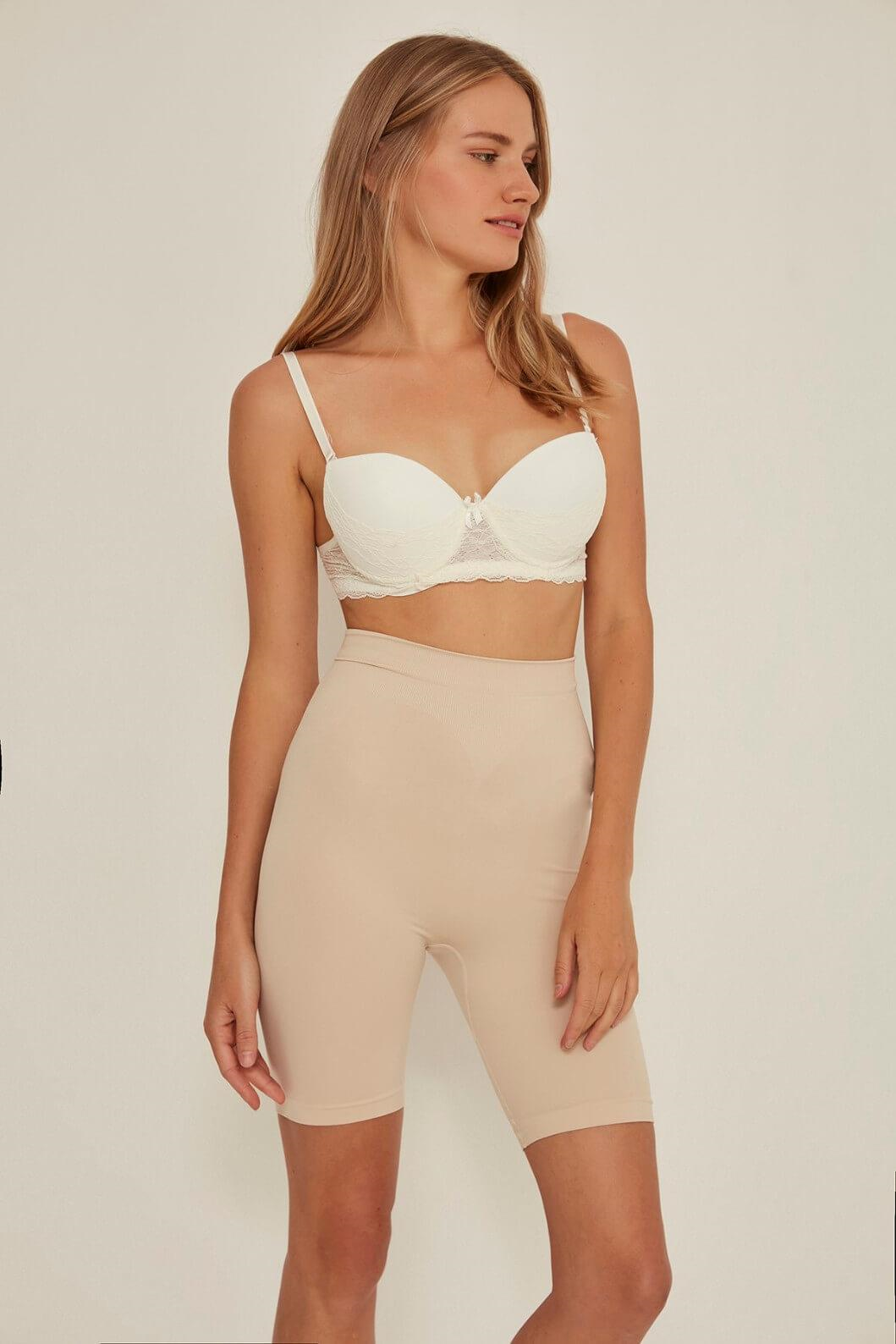 TEN-MI-Emay-3005-Soft-Uzun-Pacali-Boxer-e6e9 Desire Closet Ten Mi Emay 3005 Soft Uzun Paçalı Boxer Korse - Görsel 1