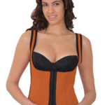 Desire Closet Turuncu Mi 9173 Terletici Agraflı Göğsü Açık Atlet Korse