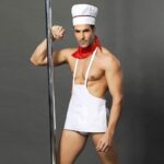 Desire Closet Beyaz Önlüklü Fantezi Erkek Kostüm