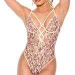 Desire Closet Çiçek Desenli Fantezi Body