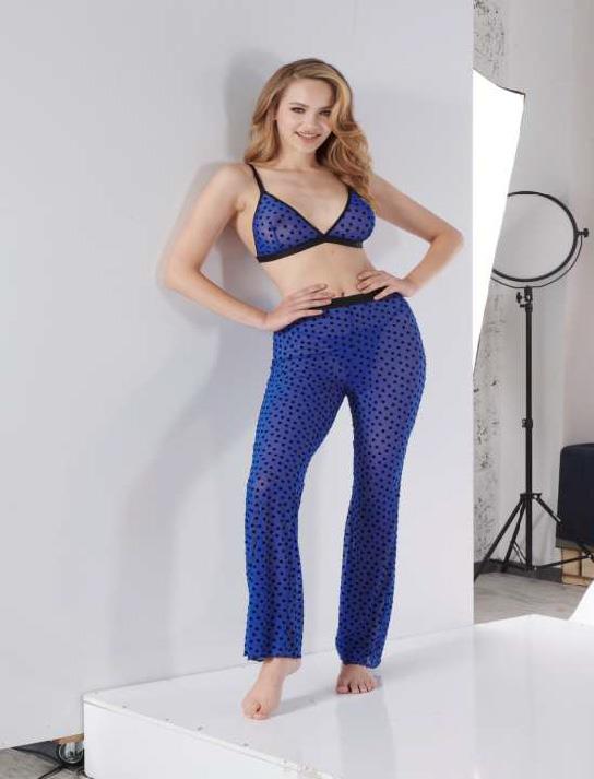arias-closet-mavi-transparan-fantezi-s-b873- Mavi Transparan Fantezi Sütyen Pijama Takımı - Görsel 1