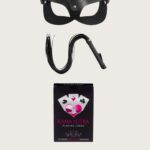 Sexy Görselli Oyun Kartı Kama Sutra Kırbaç Maske Set