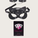 Sexy Görselli Oyun Kartı Kama Sutra Kelepçe Maske Set