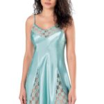 Aqua Saten Gecelik